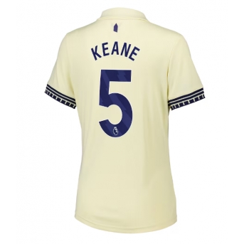 Billige Fotballdrakt Everton Michael Keane #5 Replika Bortedrakt Dame 2025-26 Kortermet